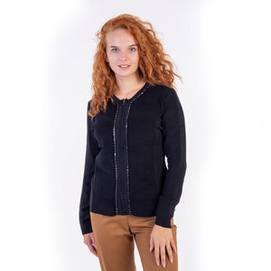 Network Cardigan Women size M Black